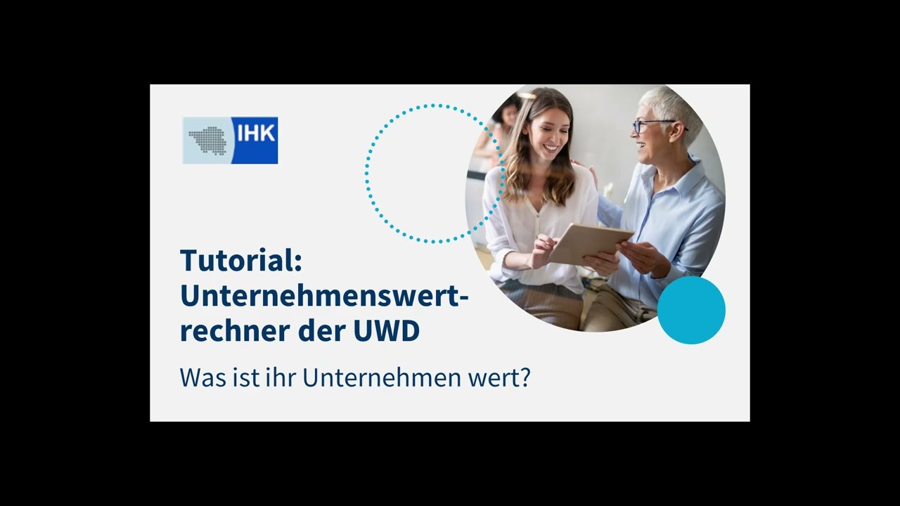 Tutorial: Unternehmenswertrechner der UWD