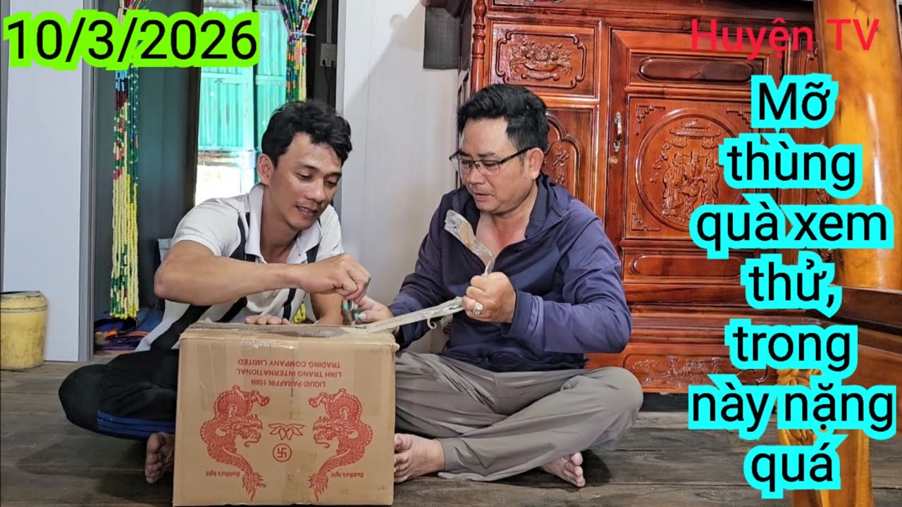 BỮA NAY ,ĐÓ MỠ QUÀ ,XEM TRONG ĐÓ NẶNG QUÁ
