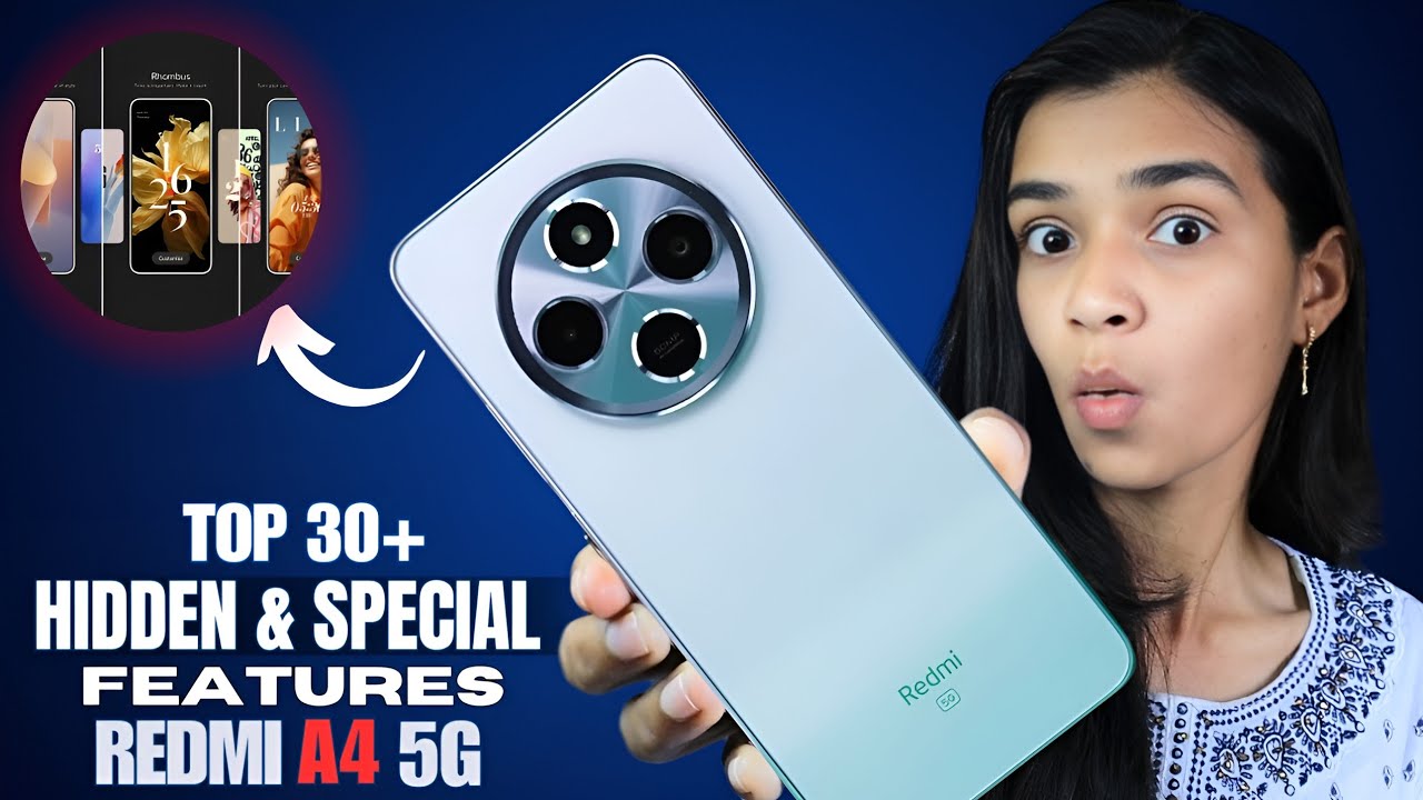 Redmi A4 5G Tips & Tricks | 30+ Special Features - Tech 4 Roshni