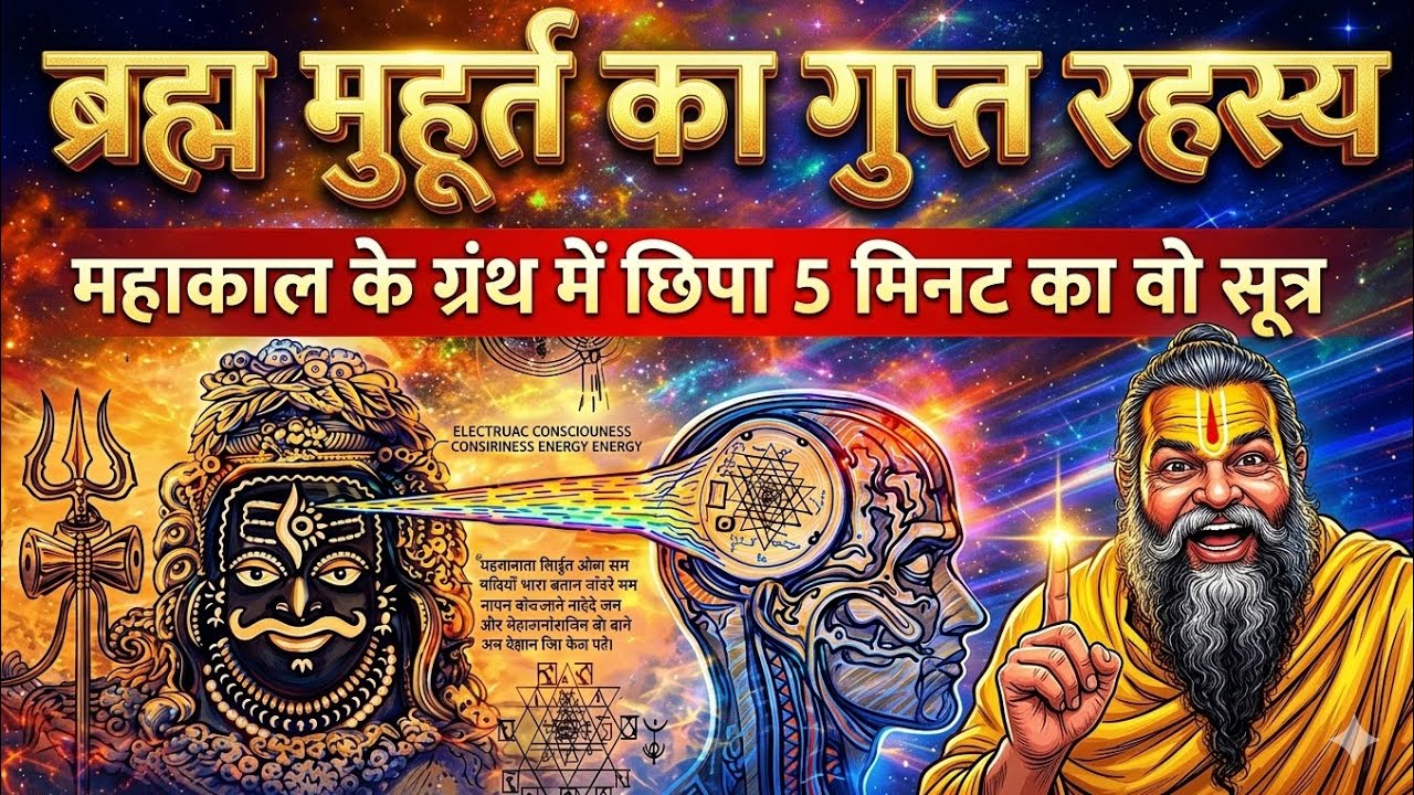 ब्रह्म मुहूर्त का वो गुप्त रहस्य जो महाकाल ने छिपाया था! सिर्फ 5 मिनट में जाग जाएगी आपकी किस्मत