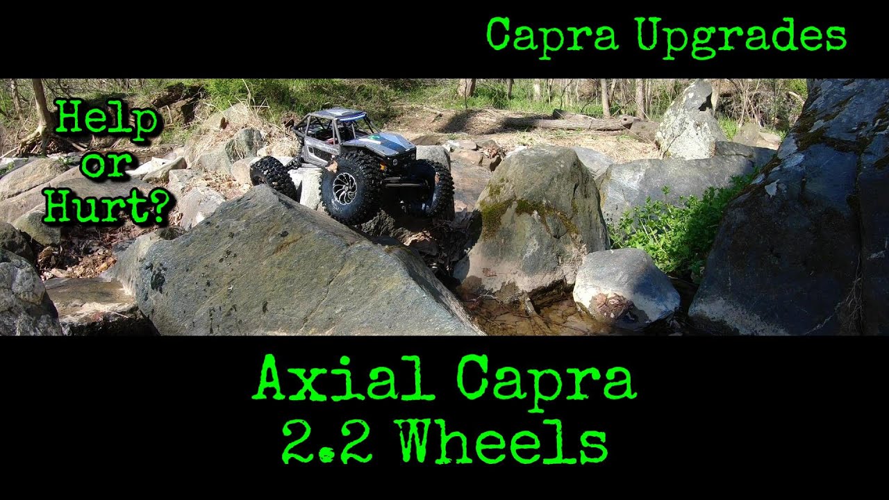 Axial Capra First Trail Run with 2.2 Hyrax Tires!! How do they Perform??