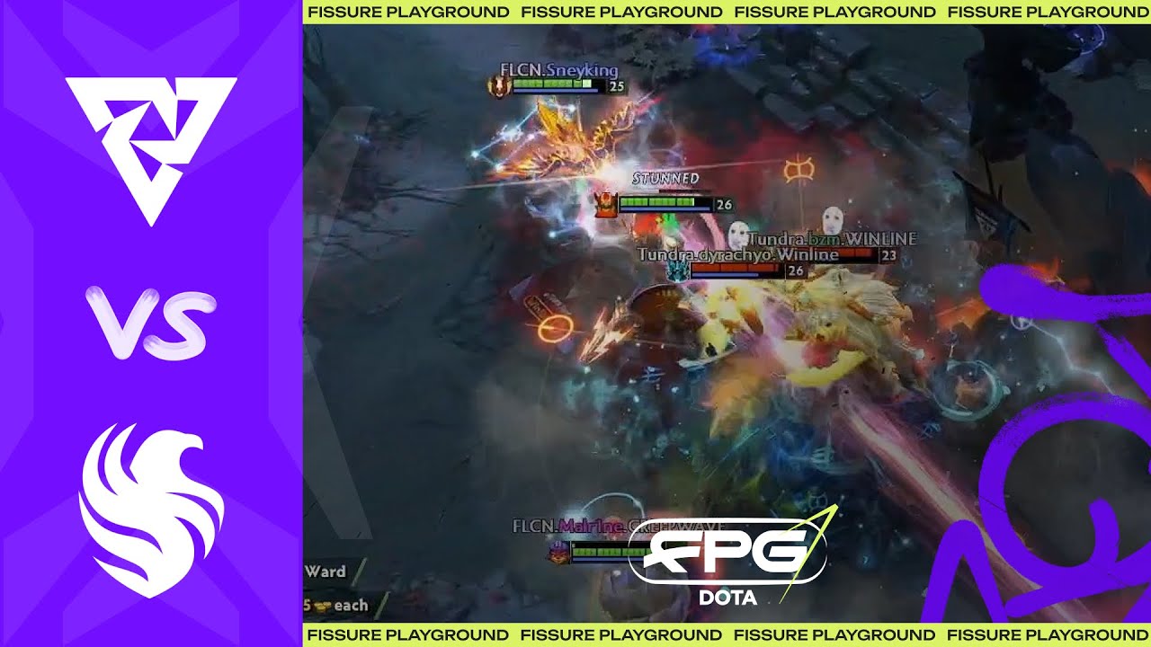 TUNDRA ESPORTS vs TEAM FALCONS | ЛУЧШИЕ МОМЕНТЫ с FISSURE Playground 1 - DOTA 2
