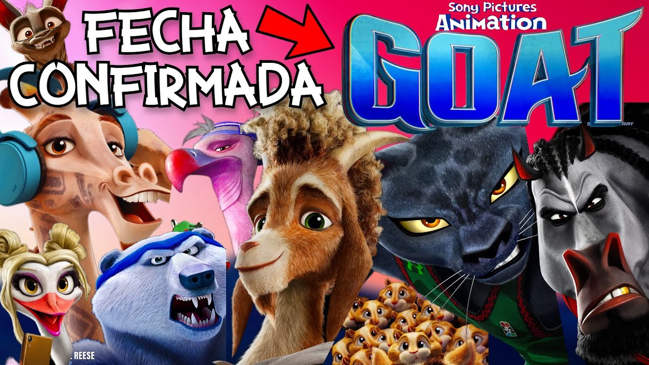 FECHA de ESTRENO de GOAT: LA CABRA QUE CAMBIÓ EL JUEGO en LATINOAMÉRICA - TODAS sus FECHAS 2026
