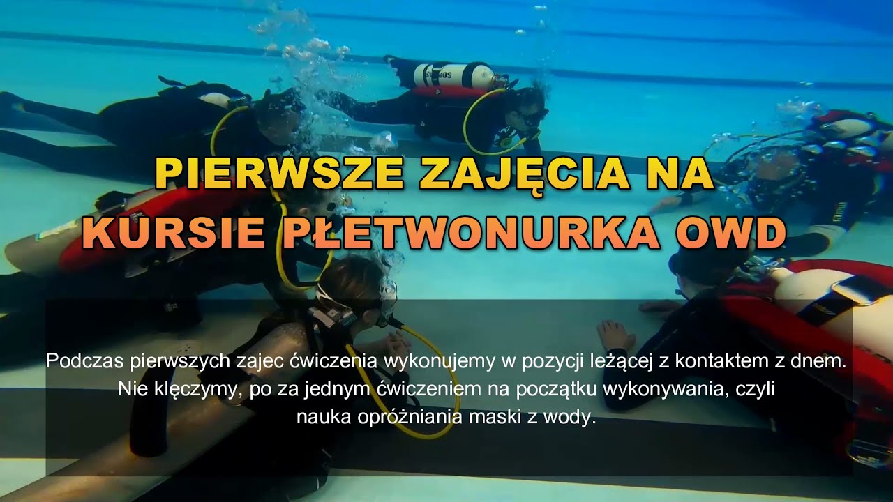 Kurs płetwonurka OWD - pierwsze zajęcia 4.02.23