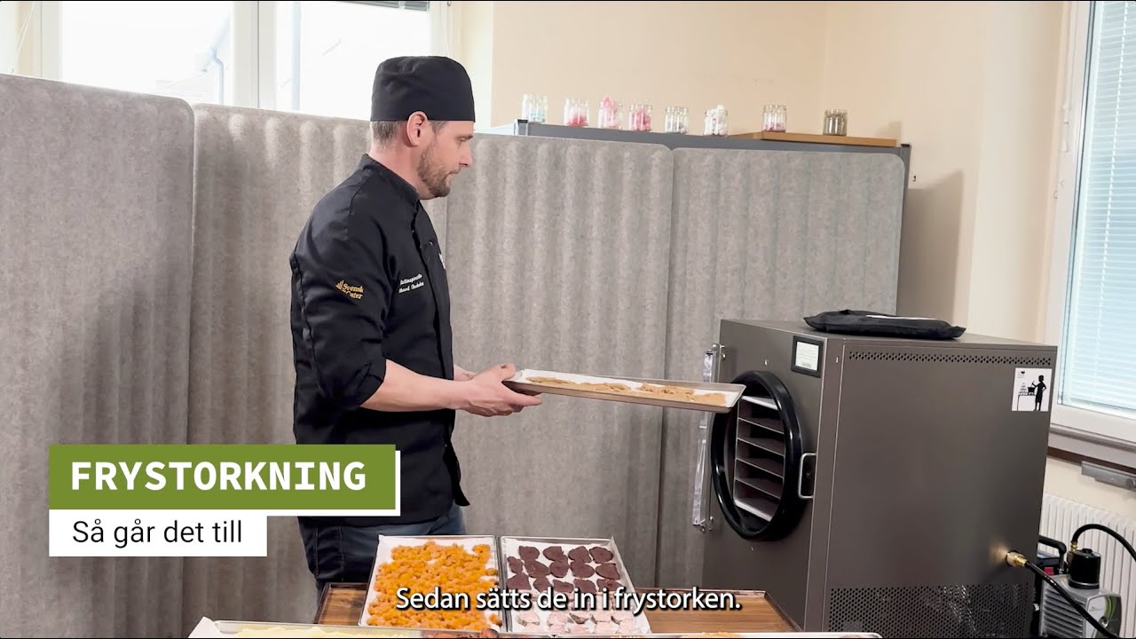 Vi frystorkar mat