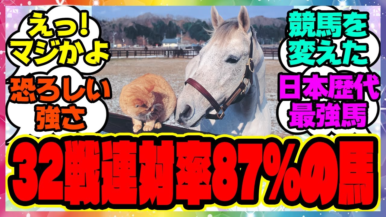 『32戦して連対率87%のヤバすぎる馬』に対するみんなの反応集 まとめ ウマ娘プリティーダービー レイミン 競馬 オグリキャップ
