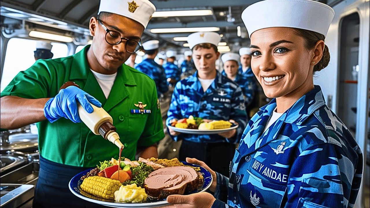 Life Aboard the USS Zumwalt: How the US Navy Feeds 147 Sailors at Sea!
