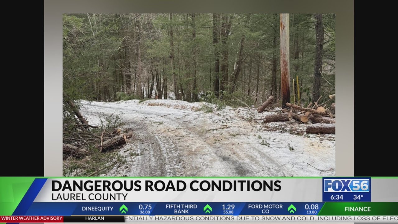 London-Laurel County Rescue Squad warns of treacherous roads