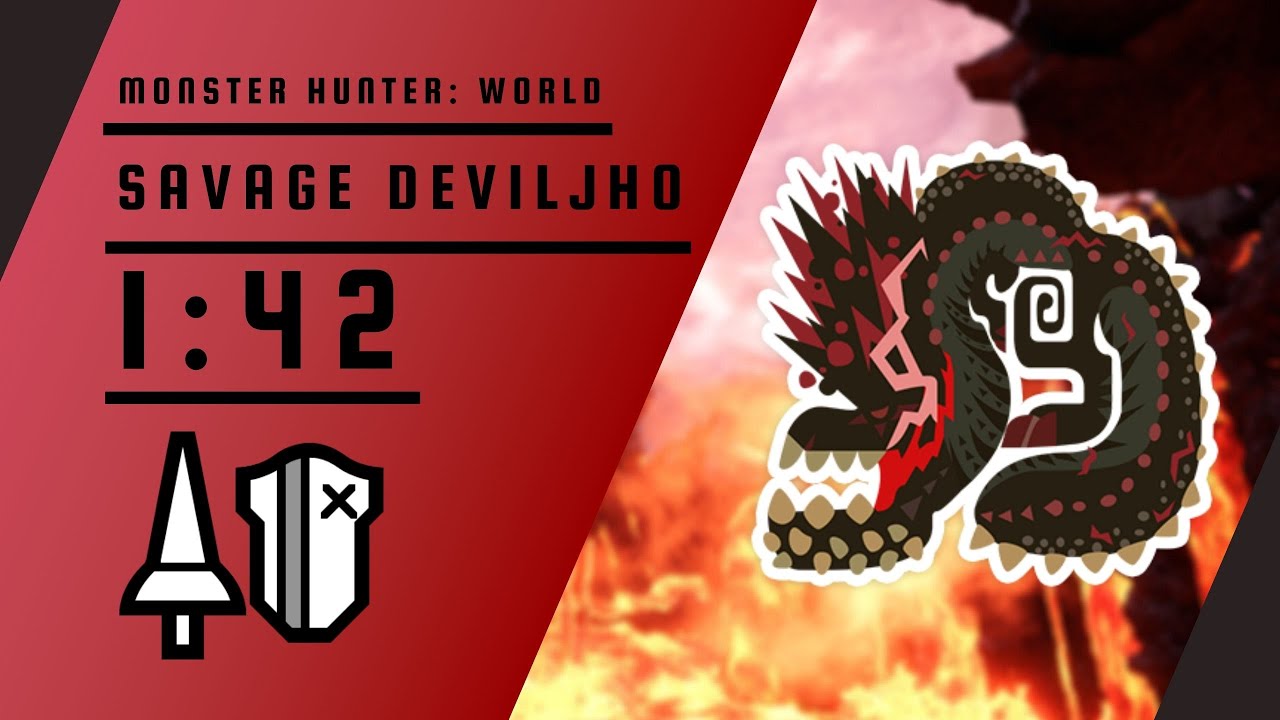 MHW Iceborne (PC) | Savage Deviljho | Lance Solo | 01'42''41