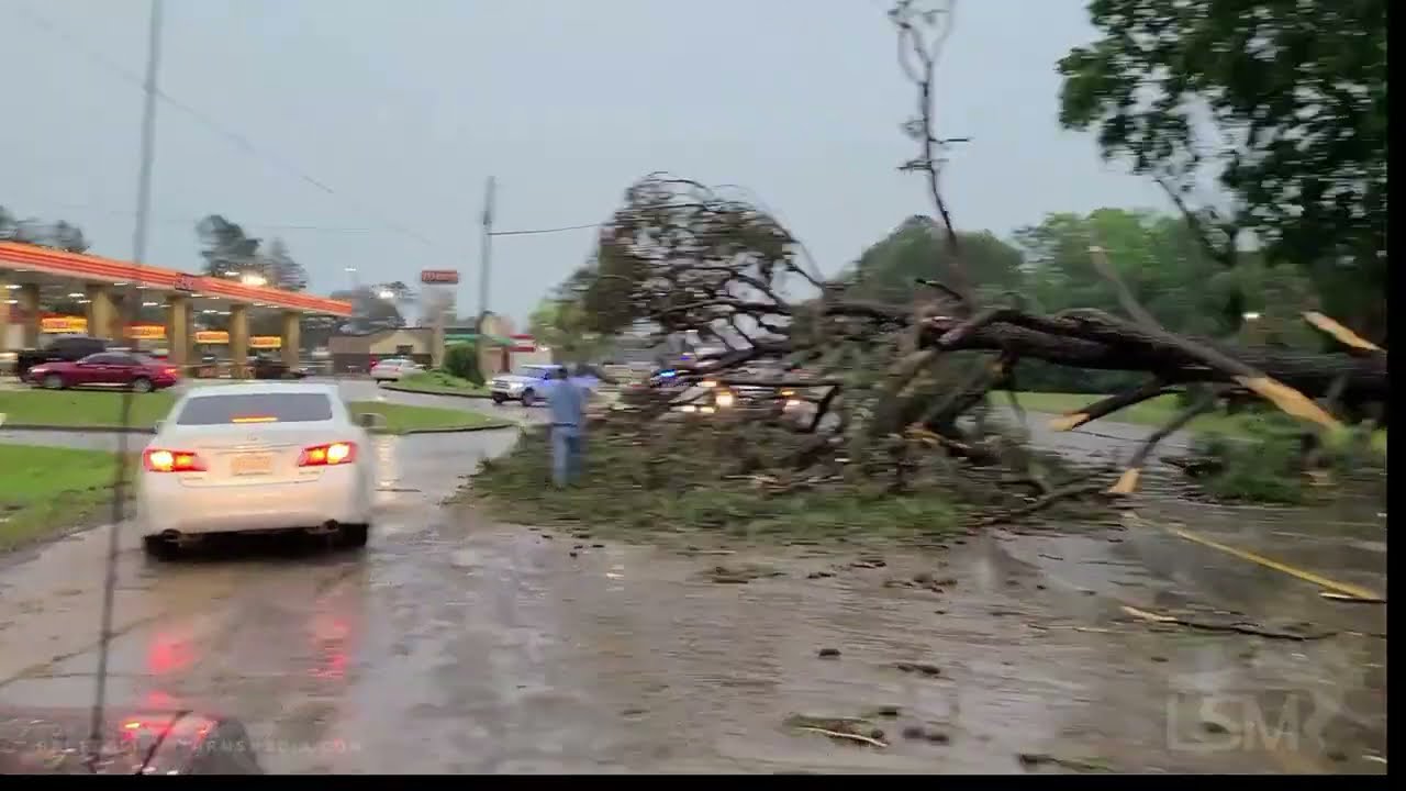 05-04-2021 Demopolis, AL - Power Outages due to winds, All hands on Deck to restore power.