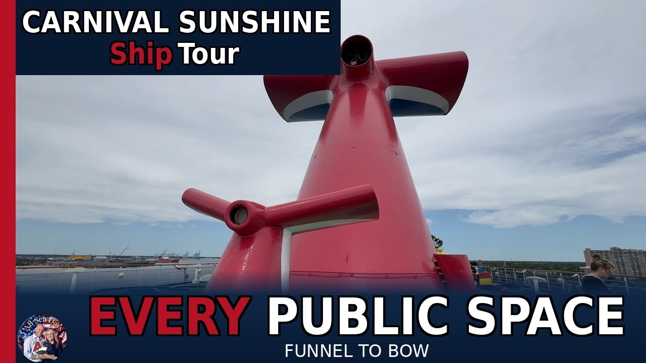 Embarkation Day and mini tour of the Carnival Sunshine. May 2025