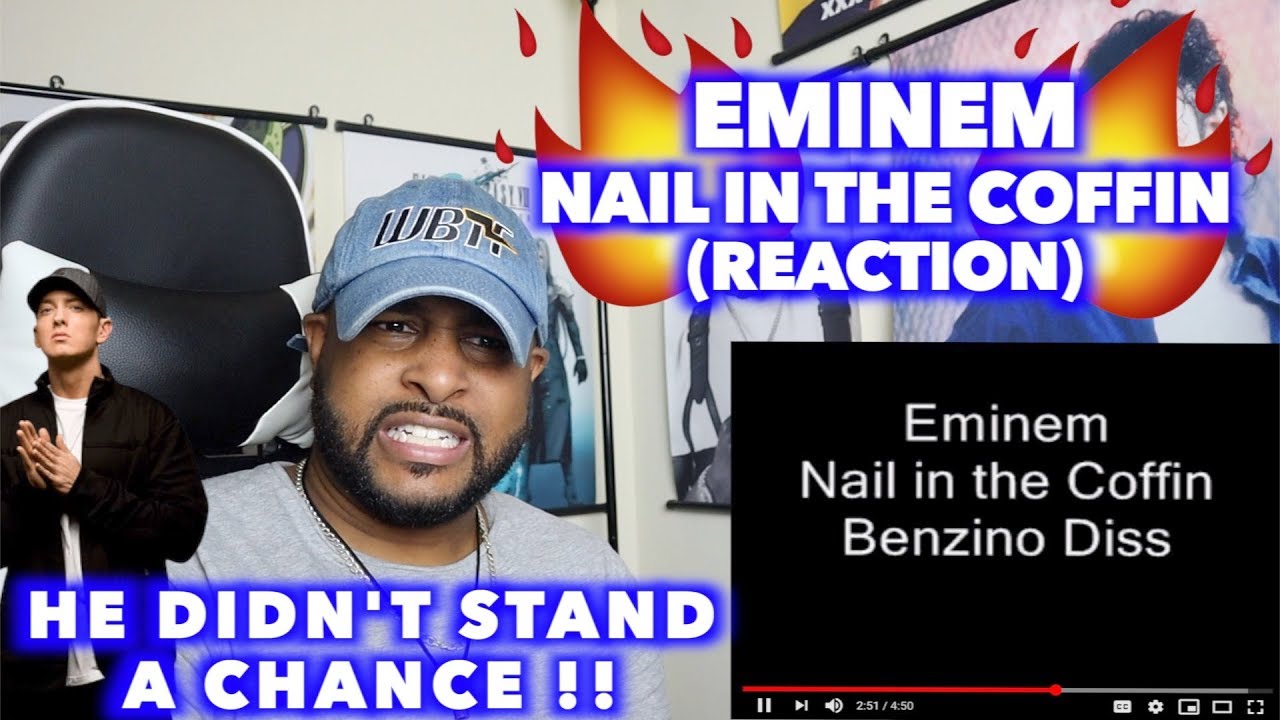 NAIL IN THE COFFIN - EMINEM (BENZINO DISS) | EMINEM HATES THE OLD HEADS | REACTION