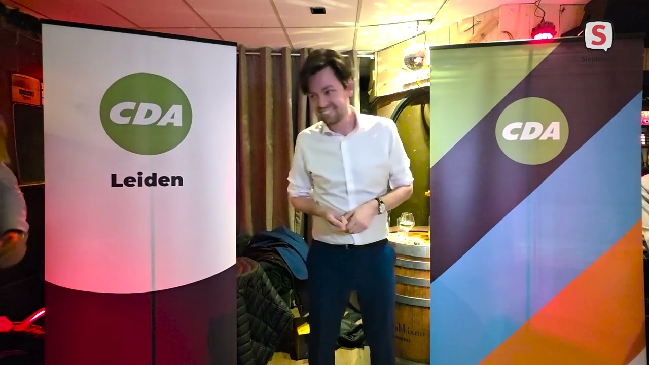 Nieuwjaarstoespraak CDA lijsttrekker Julius Terpstra en uitreiking Walenkamp Award (16-01-2026)