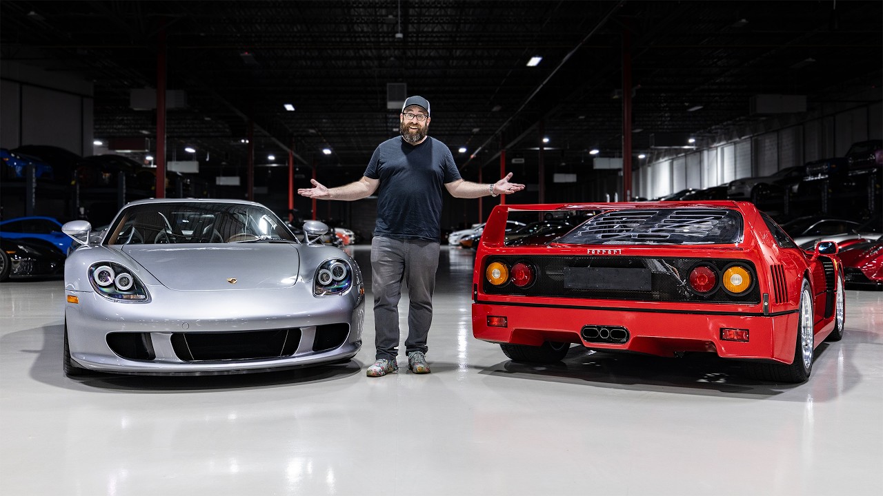 Jonny Lieberman Meets Analog Icons: Ferrari F40 vs Porsche Carrera GT