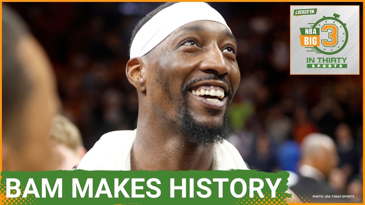 Bam Adebayo MAKES HISTORY With 83 POINTS vs. Wizards | The Big 3 in 30 NBA