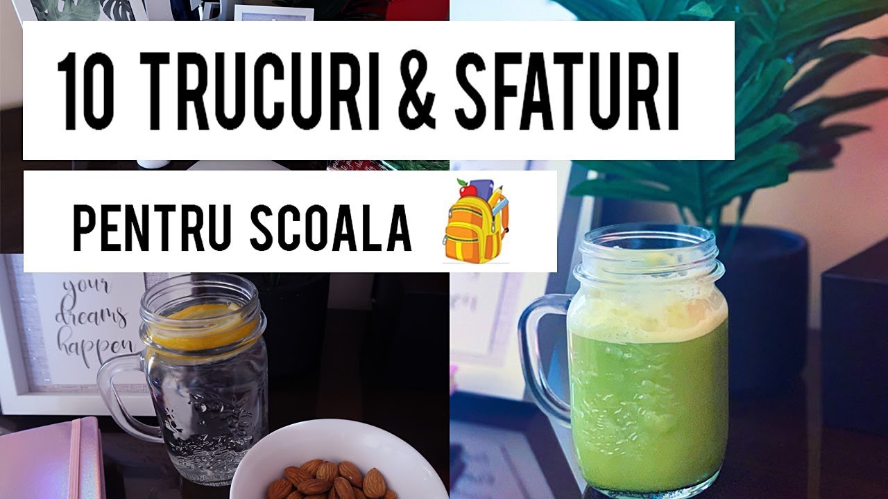 10 TRUCURI & SFATURI PENTRU SCOALA / 10 Back To School LIFE HACKS Everyone Should Know!!  [HD]