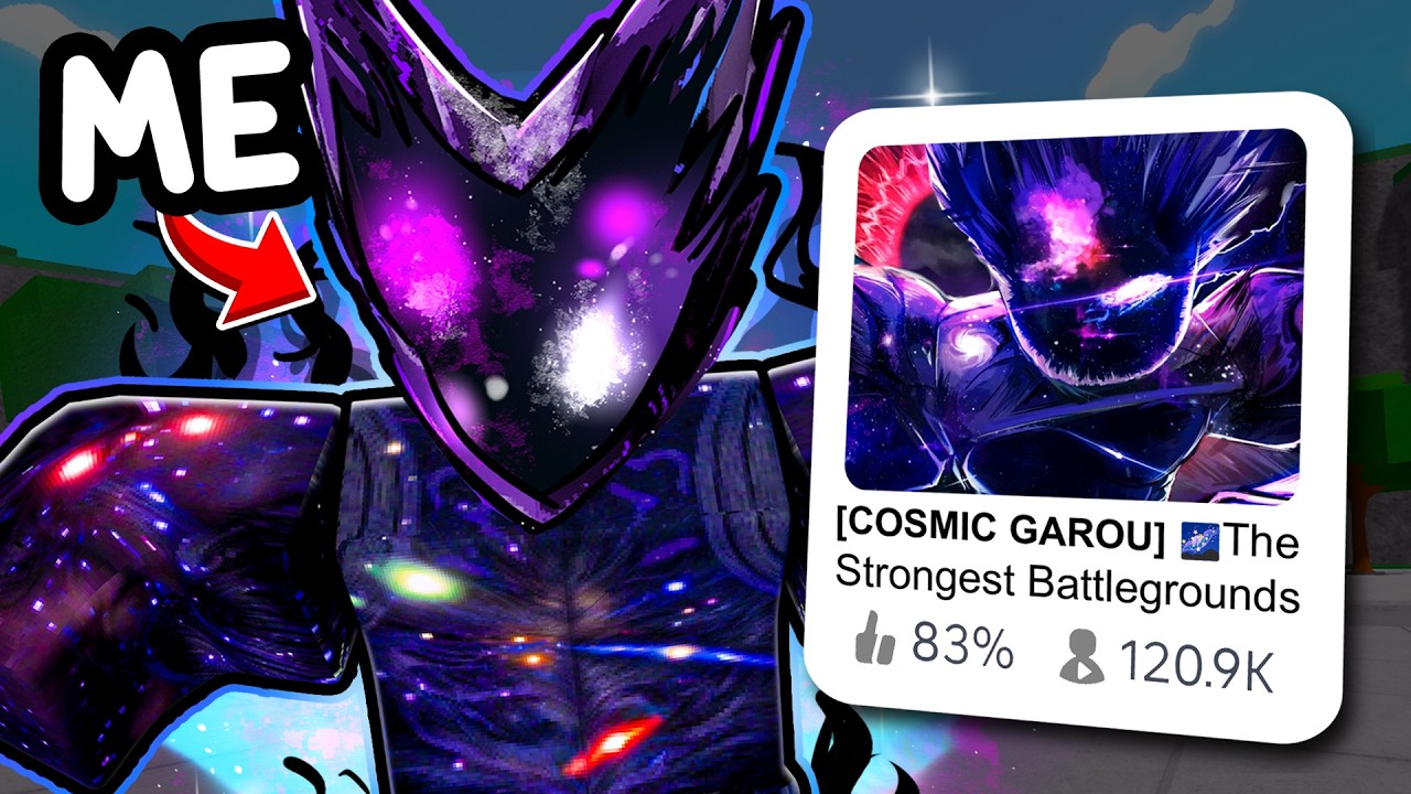 I Got EARLY ACCESS to The COSMIC GAROU MOVSET in The Strongest Battlegrounds... (kind of)