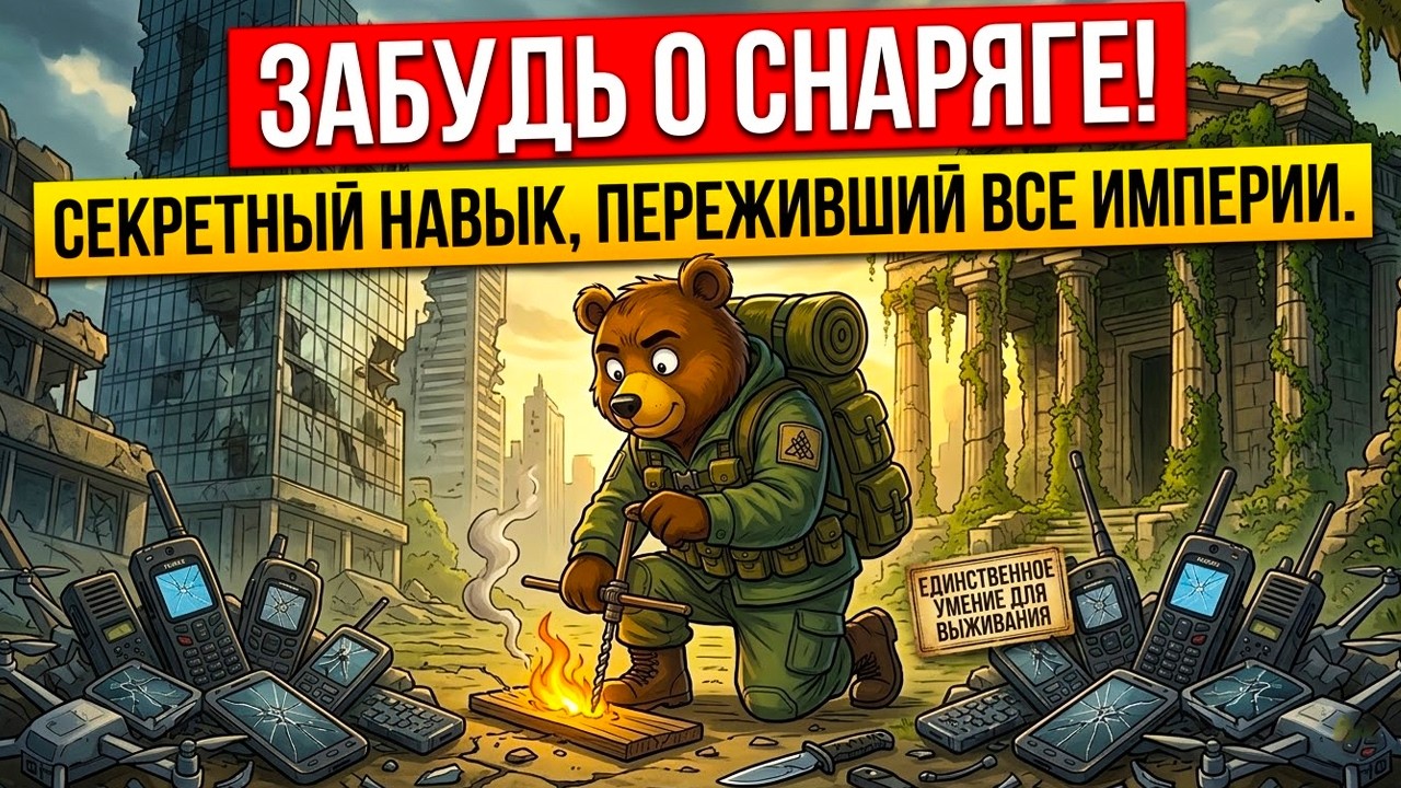 Забытый навык предков, который переживет любой конец света!?