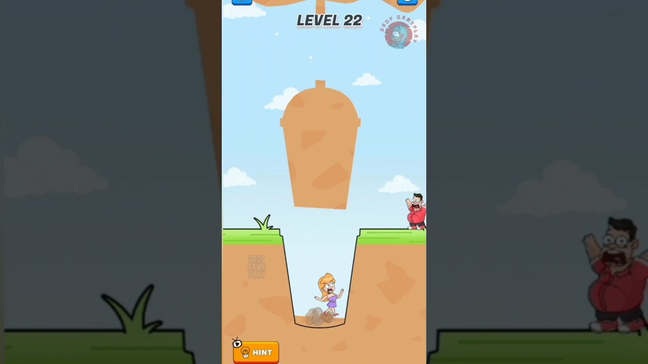 slice the bridge level 22 #youtubeshorts  #gaming #puzzle @DropGameplay228 @gaming