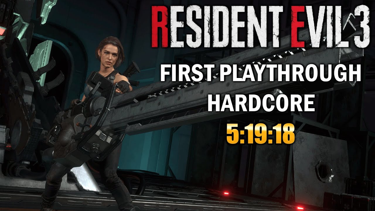 Resident Evil 3 (2020) First Playthrough on Hardcore Difficulty