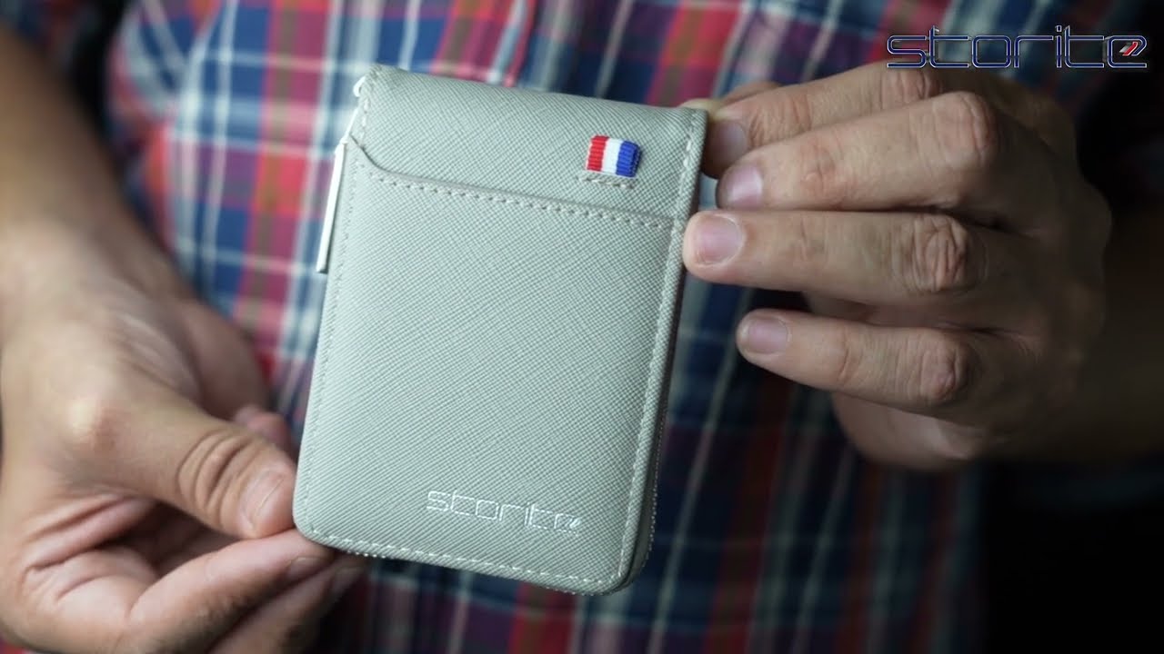 Storite PU Leather 9 Slot Vertical Credit Debit Card Holder Money Wallet Zipper Coin Purse