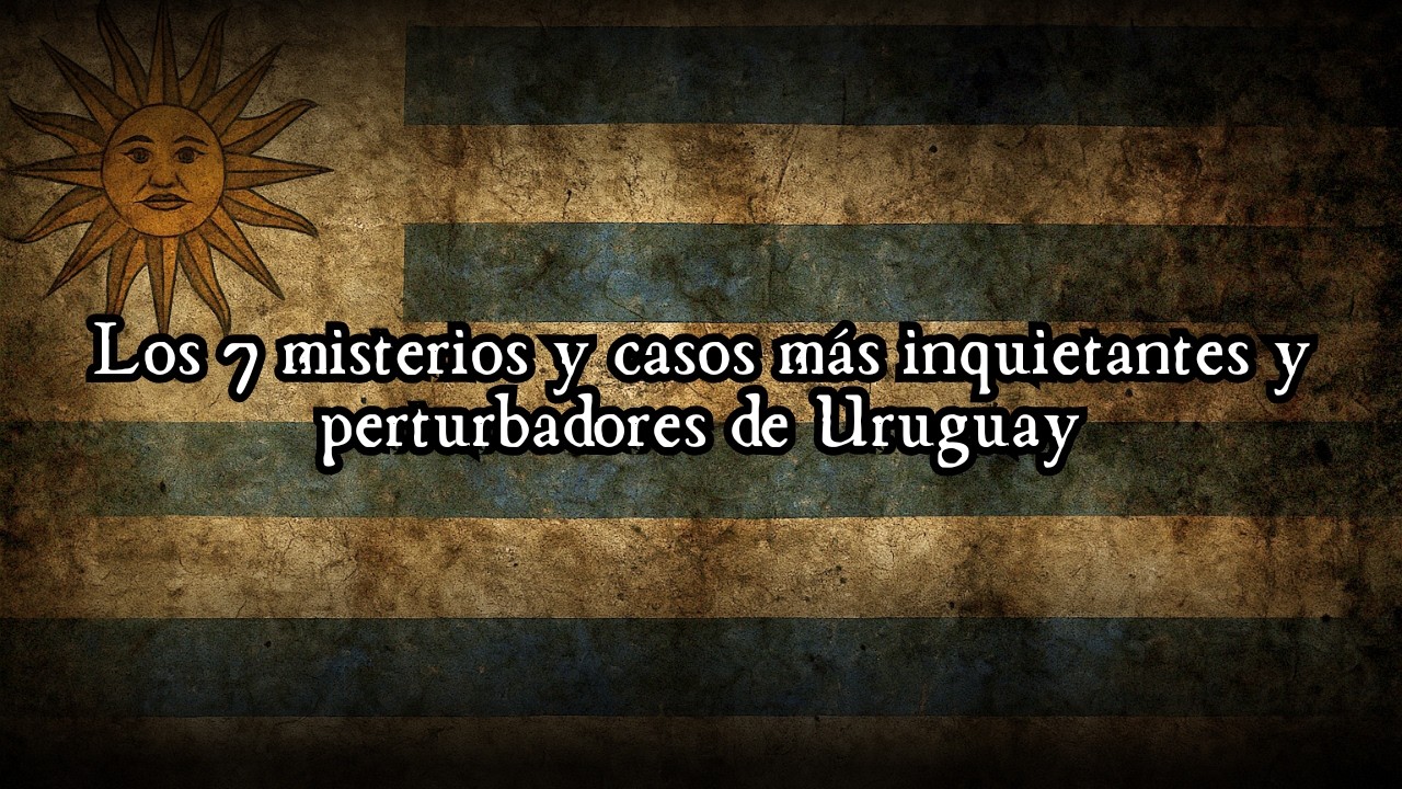 Los 7 misterios y casos m&aacute;s inquietantes y perturbadores de Uruguay 🇺🇾💀