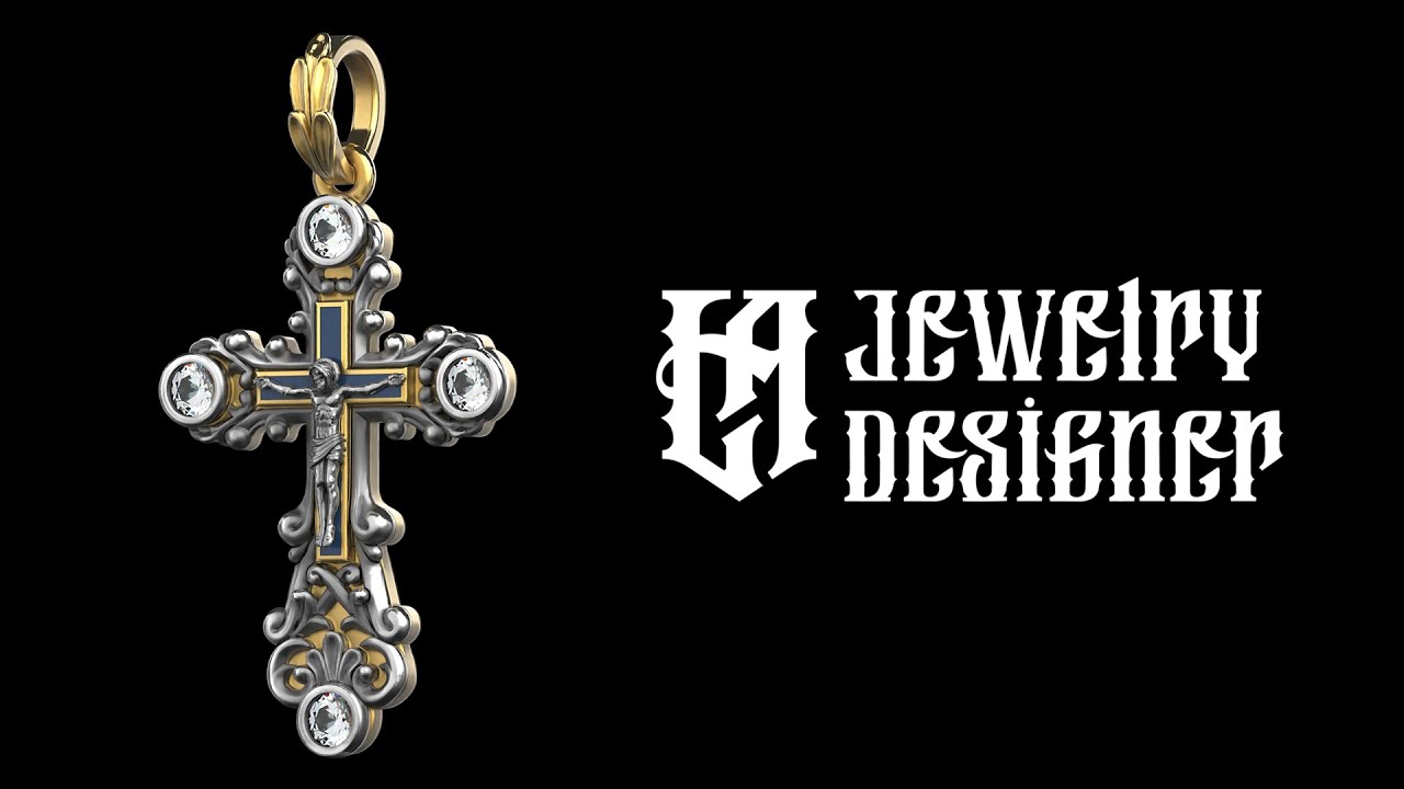 Jewelry Zbrush and Rhinoceros Speedsculpt Cross