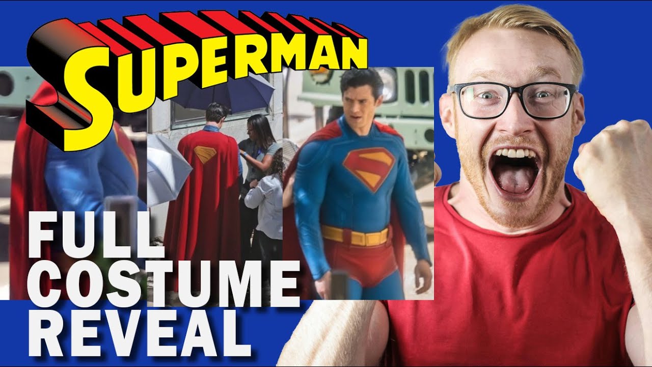 Superman Full Costume Reveal from Set Photos and Clips