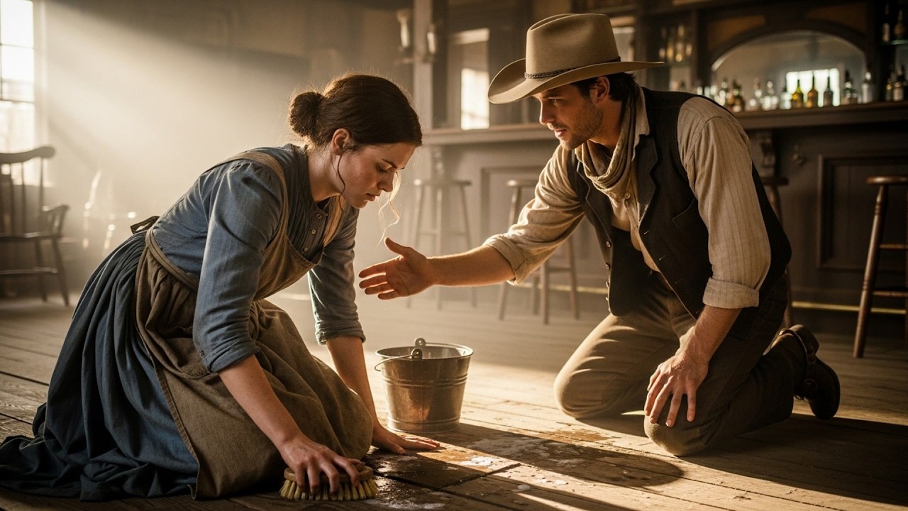 She Was Scrubbing Floors To Feed Her Baby Sister, The Cowboy Said 