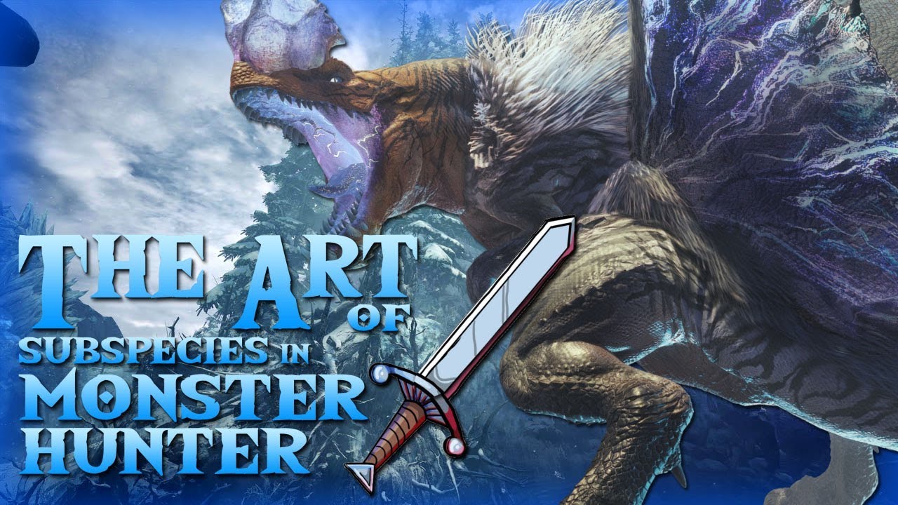 The Art of Subspecies in Monster Hunter