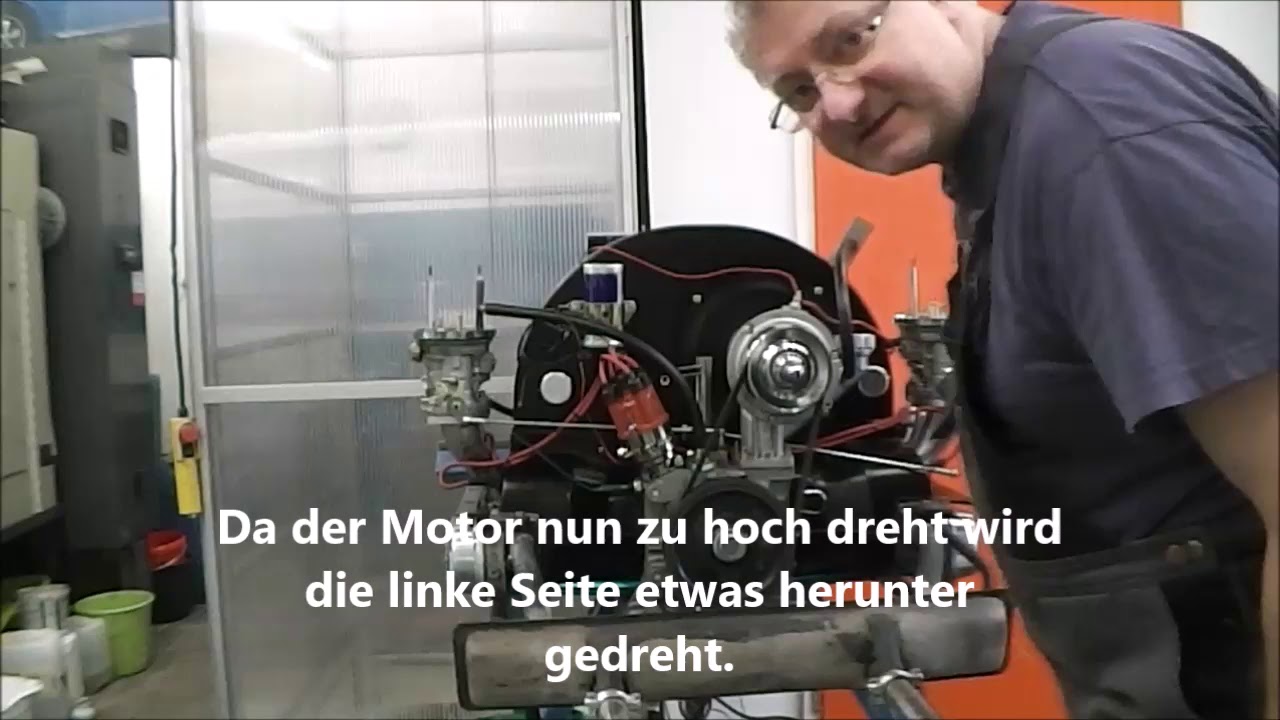 ORRATECH Weber Doppelvergaser synchronisieren 40IDF70OD auf Typ1 Motor