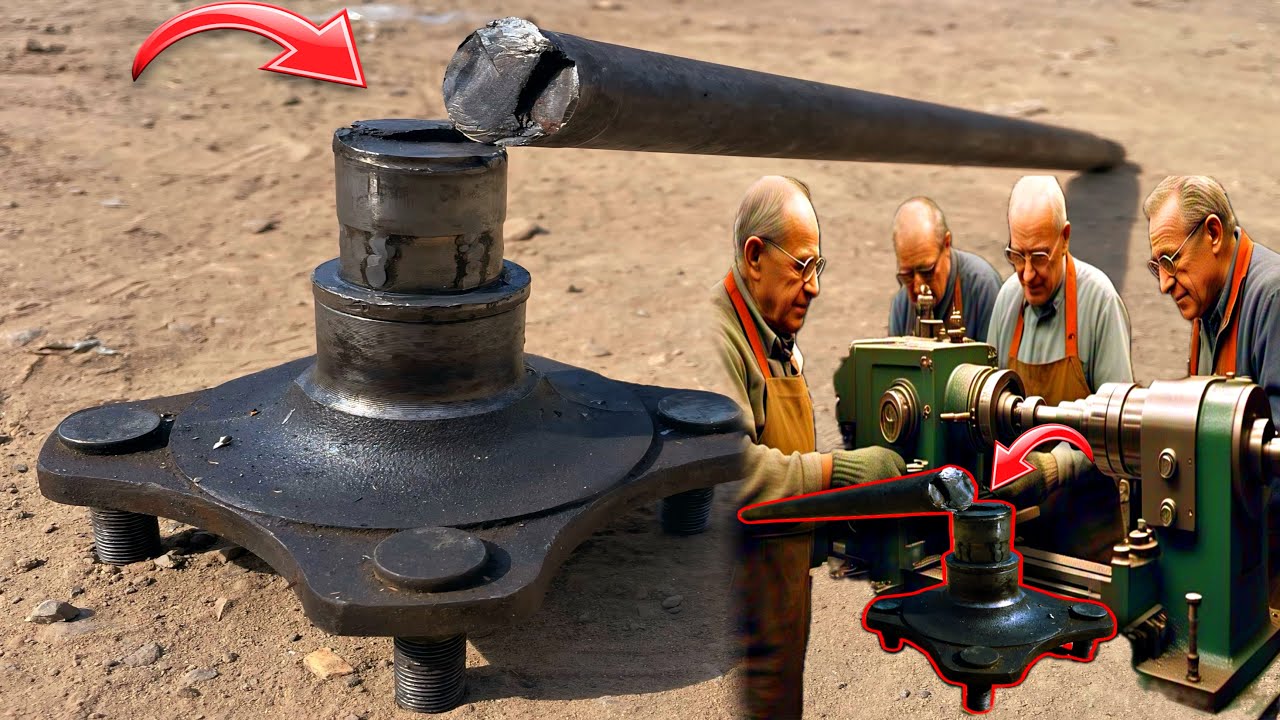 Incredible repair restoration a Broken Axcel || How to Repair of Broken Rear Axle