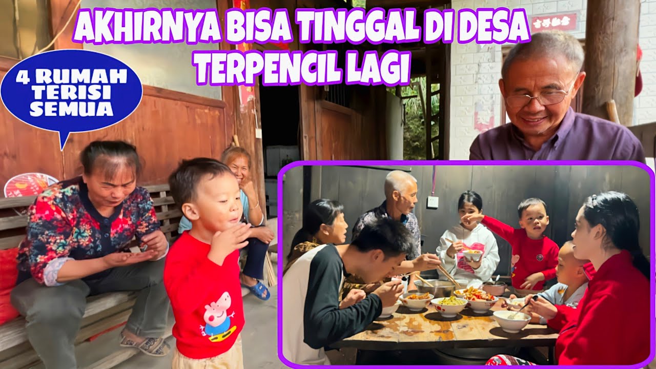 AKHIRNYA HARI INI TINGGAL DIRUMAH DESA TERPENCIL, BEKERJA SAMA PERBAIKI YANG RUSAK