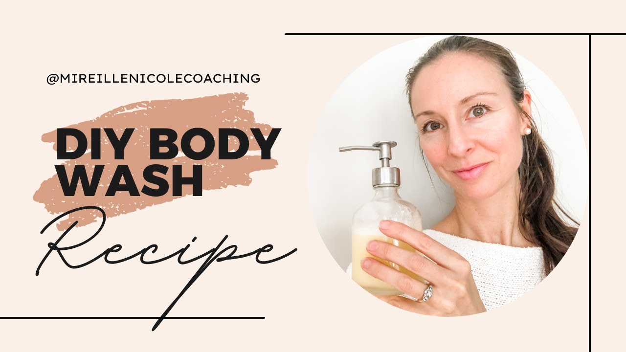 HOW TO MAKE BODY WASH | Natural non-toxic DIY recipe with dr bronners, glycerin and essential oils