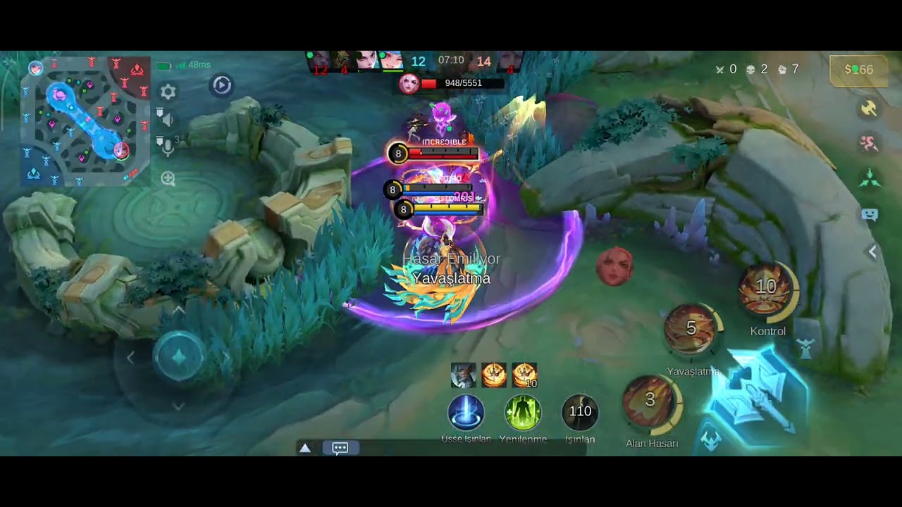 KAÇ KERE VAHŞİ ATTI SAYAMADIM :) MOBİLE LEGENDS ZETİAN MARTİS HANABİ CİCİ BELERİCK