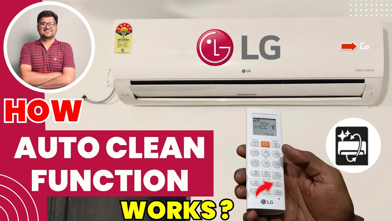 LG AC Auto Clean Function ⚡ Lg ac cleaning at home ⚡ Auto clean lg dual inverter ac