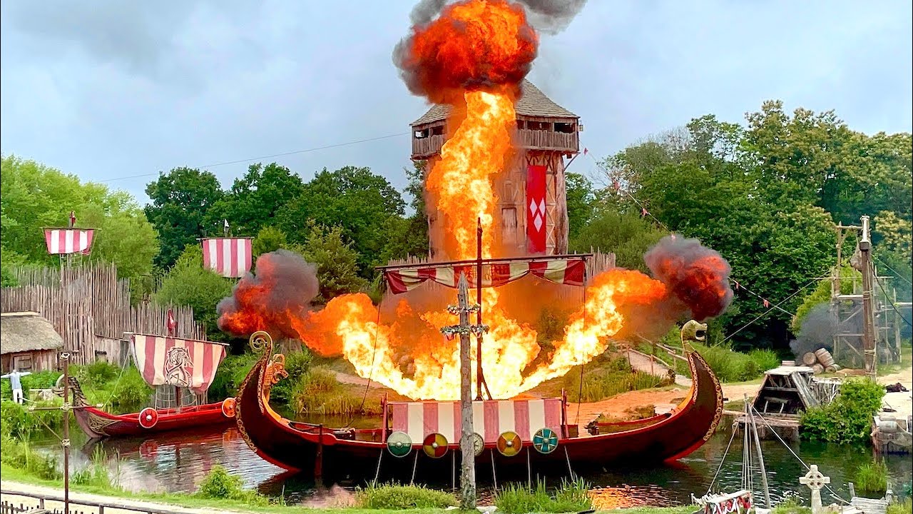 Les Vikings : le spectacle du Puy du Fou comme si vous y étiez ! Le meilleur spectacle ?  4K