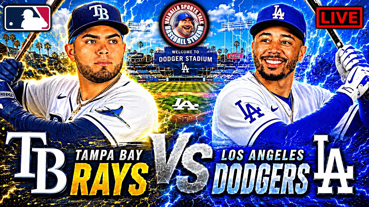⚾ Los Angeles Dodgers vs Tampa Bay Rays LIVE Stream Watch Party | MLB Play-By-Play & Reactions