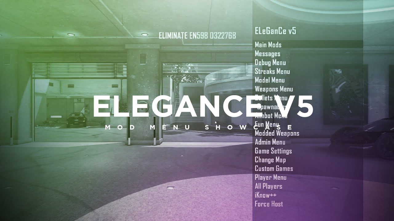 COD BO2: Elegance V5 GSC Mod Menu Showcase + Download (RGH/JTAG)