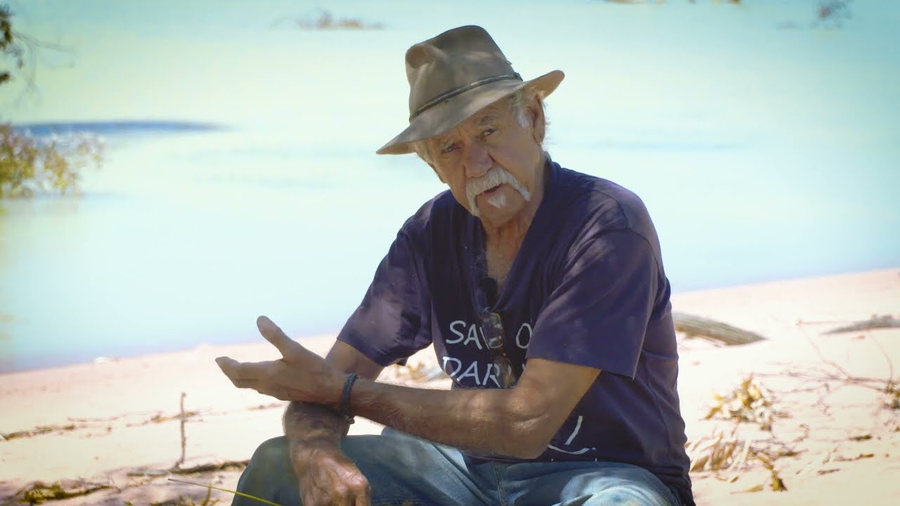 Uncle Badger speaks on his work Save Our Ngatyi (Rainbow Serpents)