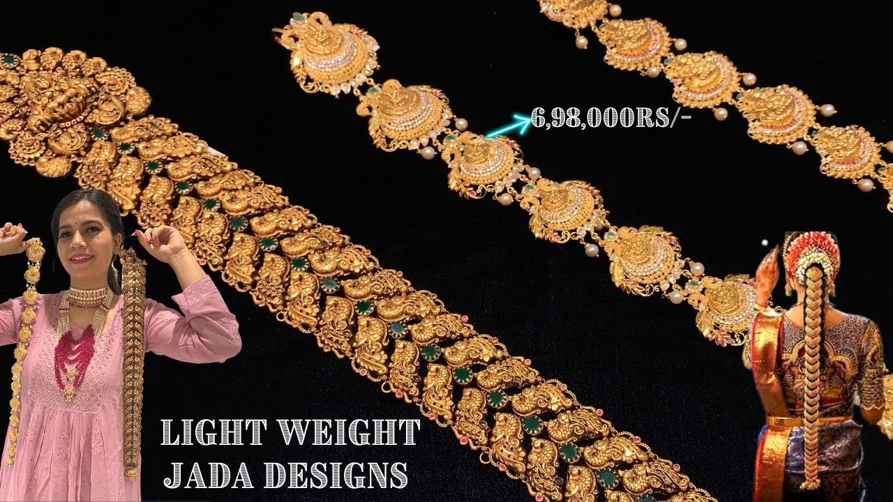 CMR Jewellers exclusive lightweight jada design with weight & price