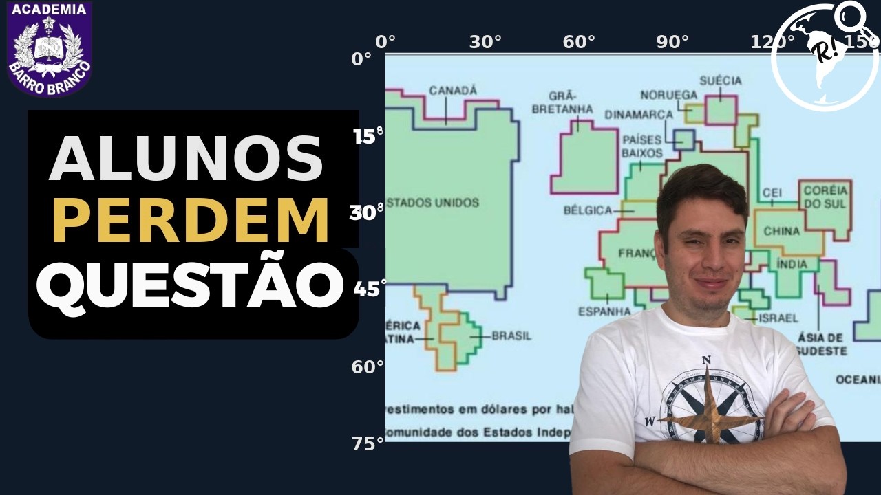O tipo de questão de Geografia que derruba candidatos da PM-SP