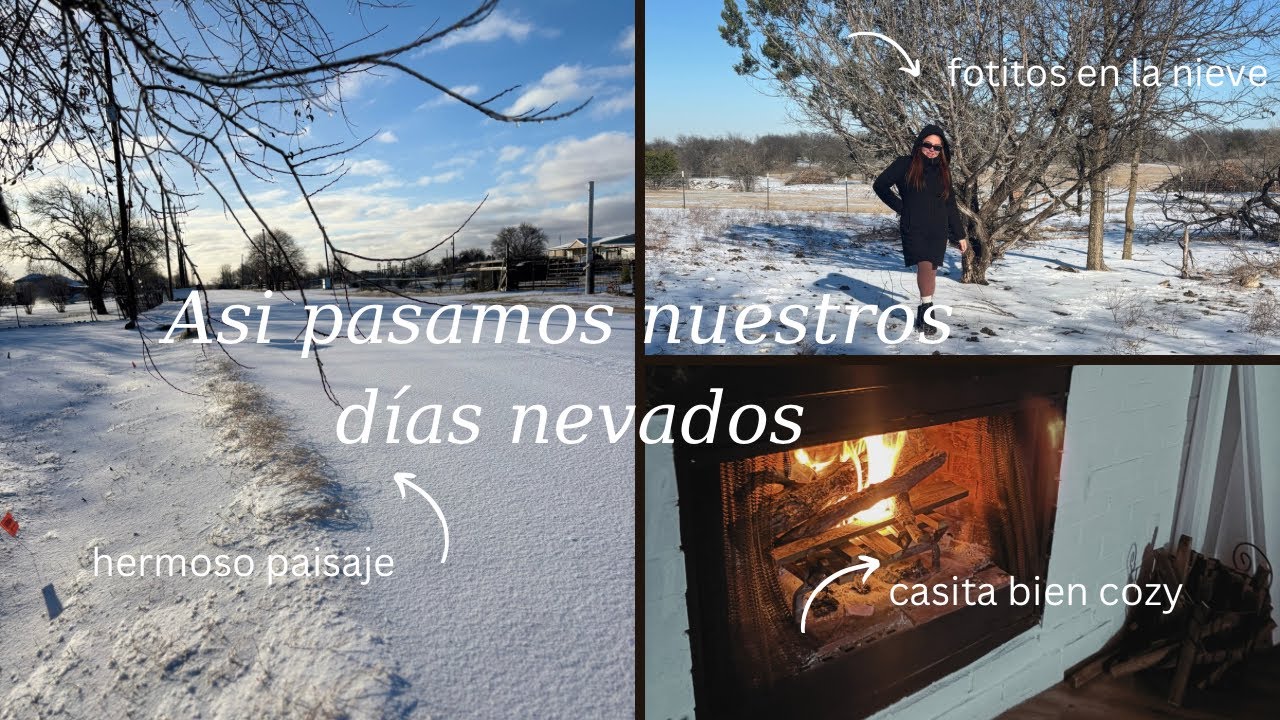 Snowdays VLOG 📸 ❄️⛄️ | Cooking at home 🍳 | Cozy and Warm house 🔥🪵