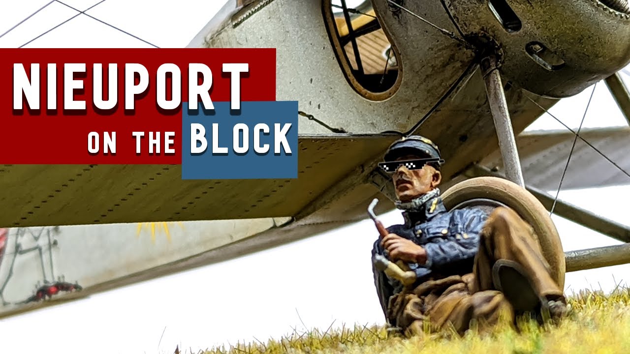 Пилот, трубка и немного (статической) травы — NIEUPORT XVII готов!