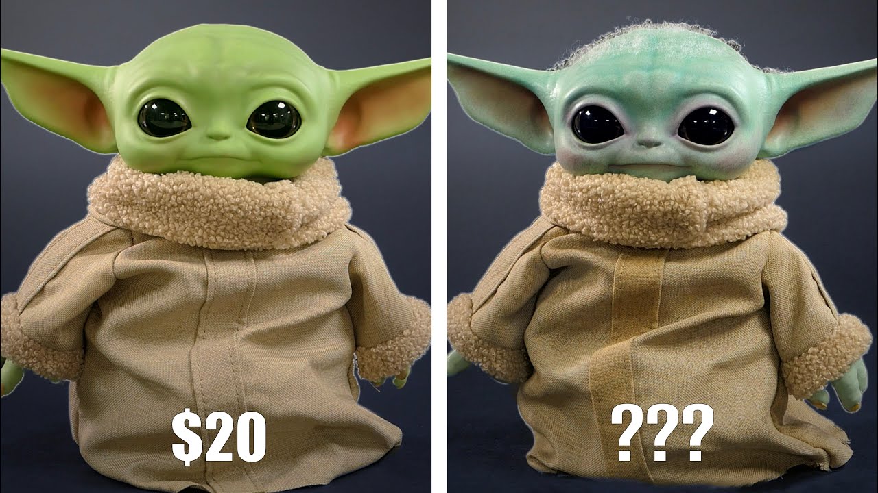 Repainting a Toy Grogu (Baby Yoda)