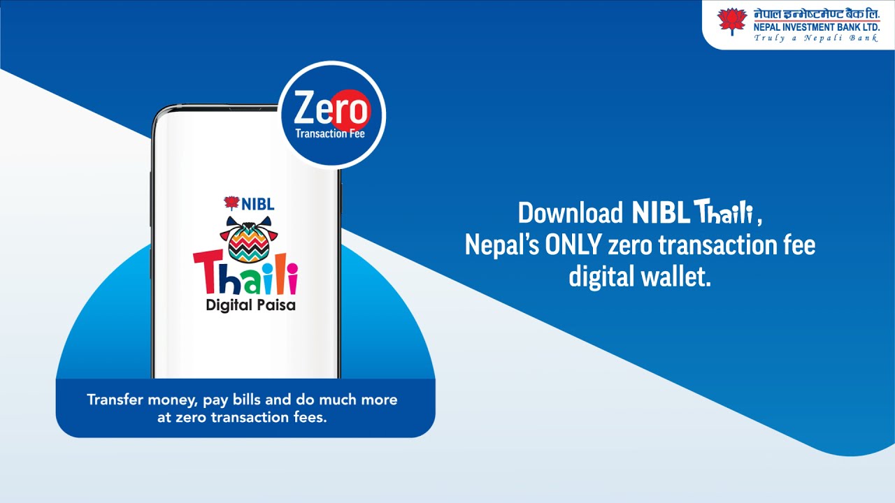 NIBL Thaili with l Zero Transaction Fee