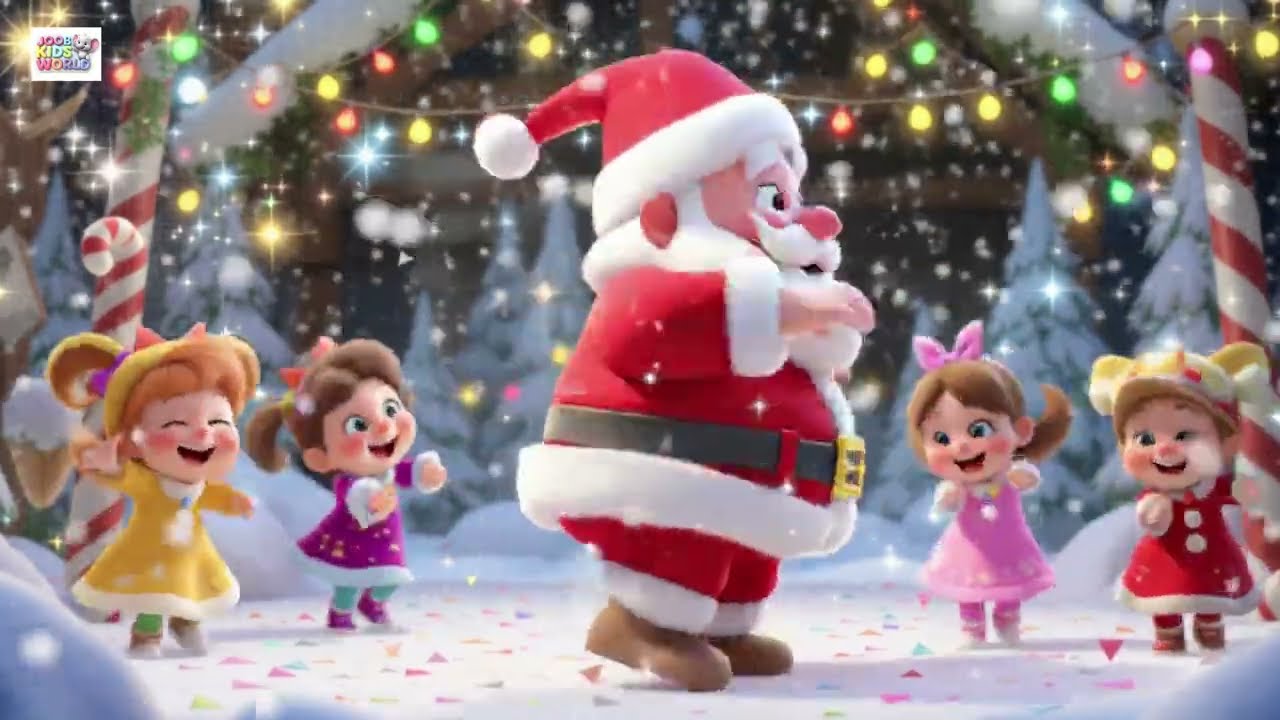 🎄Christmas Songs for Children 🎅🐘 | Cute Elephant & Santa | Joobi Kids World