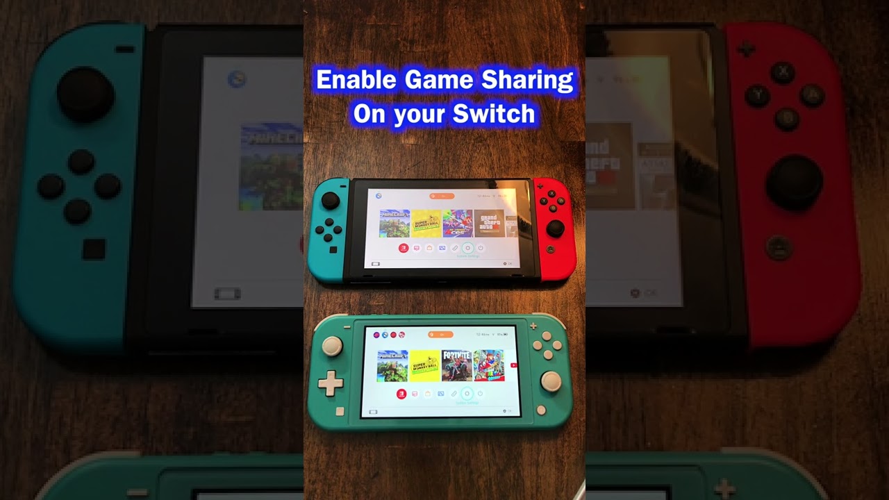 Включите функцию совместного использования игр на Nintendo Switch (CFW не требуется)