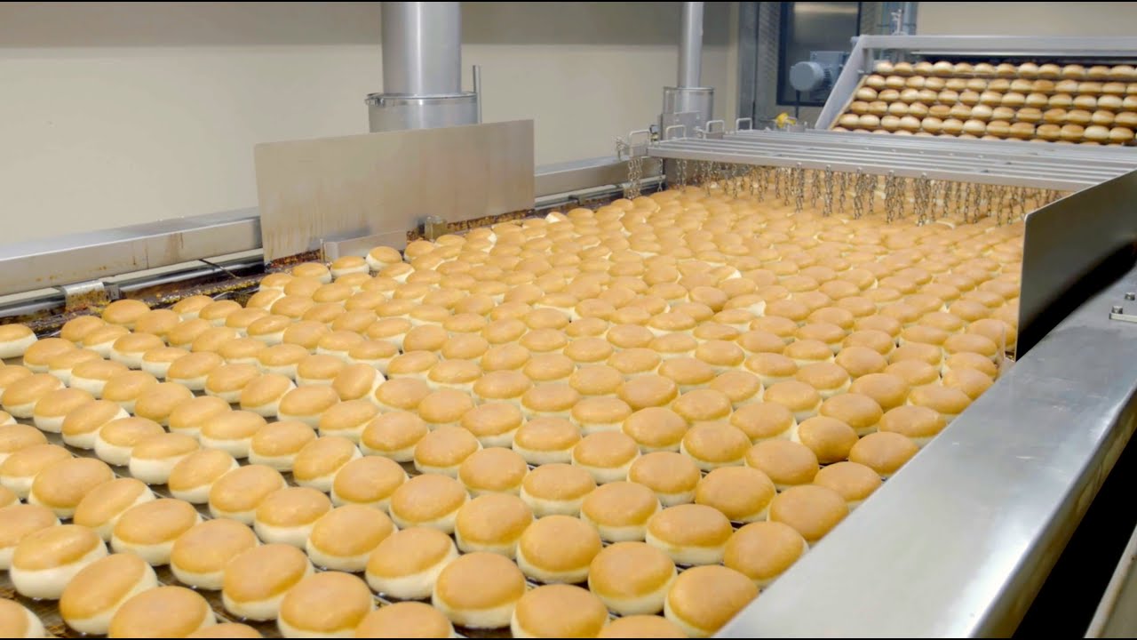 FROZEN DONUTS - HOW IT'S MADE | STOCK FOOTAGE (AVAILABLE IN ULTRAHD)