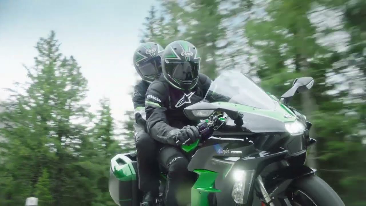 2022 Ninja H2 SX ACTION VIDEO